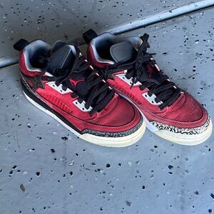 Jordan Kids Sneakers Red Black White